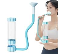Allenatore per respiro, per migliorare il polmone, dispositivo compatto per allenamento muscolare, attrezzatura portatile per donne, atlete, adulti, casa, palestra, viaggi