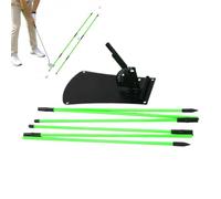 Allenatore Piano Swing da Golf Strumenti Portatili di Allenamento e | Bastoncini Guida Per Il Piano Del Percorso Dello Swing per Uomini Donne Golfisti Principianti Esterno Gr