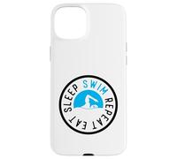 Allenatore piscina nuotatore squadra di nuoto Mangiare Dormire Nuotare Ripetere Custodia per iPhone 15 Plus