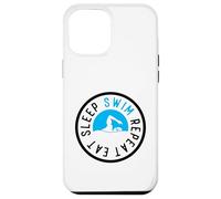 Allenatore piscina nuotatore squadra di nuoto Mangiare Dormire Nuotare Ripetere Custodia per iPhone 12 Pro Max