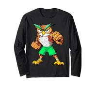 Allenatore sportivo gufo Maglia a Manica
