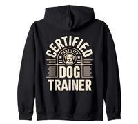 Allenatore Ufficiale per Cani Certificato per l'obbedienza Canina Felpa con Cappuccio