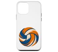 Allenatori di giocatori della squadra di pallavolo blu e arancione Custodia per iPhone 12 mini