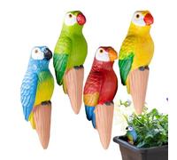 Allenatori di irrigazione del giardino - 4 pezzi Parrot, rilascio automatico lento, strumento per fioriera interna, inserto per la cura 'interno, irrigatore per vaso da viaggio | Dispositivo auto