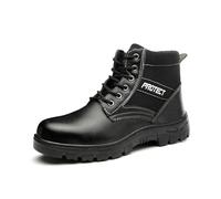 Allenatori di Sicurezza Mens Dimeni di Lavoro da Lavoro con Cappuccio per la Punta da Donna, Stivali di Sicurezza Resistenti alla puntura Anti -Slitta,Four Season Style,39 EU