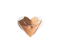 Allereyae Collana girocollo vintage Heishi surfista Heishi collana di perline disco in vinile collana girocollo con perline di riso collana girocollo in vinile Heishi collana girocollo gioielli per