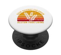 Allergia alimentare vivente senza glutine Intolleranza alla celiachia PopSockets PopGrip Adesivo