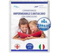 Allergosystem Set Coprimaterasso Impermeabile Antiacaro 70x140x10cm Protect