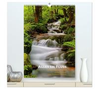 Alles im Fluss - Schwarzwaldwasser (hochwertiger Premium Wandkalender 2026 DIN A2 hoch), Kunstdruck in Hochglanz: Der besondere Wasserfallkalender
