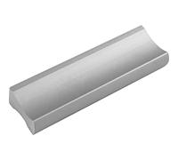 ALLES IM GRIFF Maniglia per mobili Alto LA 32 mm, larghezza 58 mm, ideale per cassetti, alluminio anodizzato naturale