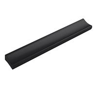 ALLES IM GRIFF Maniglia per mobili Alto LA 96 mm, larghezza 120 mm, ideale per cassetti, alluminio nero opaco