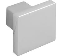 ALLES IM GRIFF Pomello per anta di credenza, 30 x 30 mm, profondità 24,5 mm, in zinco pressofuso cromato lucido