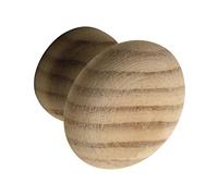 ALLES IM GRIFF Pomello per armadio Hemera Ø 45 mm - Pomello per mobili in legno, profondità 29 mm - Pomello per porta, pino grezzo
