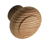ALLES IM GRIFF Pomello per armadio Hylas Ø 32 mm, robusto pomello per mobili in legno, profondità 25 mm, pino grezzo