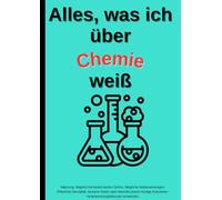 Alles, was ich weiß: Lustiges A4 Schulheft | 109 Seiten | Kariert | Mit Inhaltsverzeichnis | Witziges Notizbuch für Schule, Uni & Alltag
