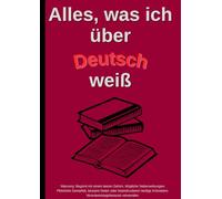 Alles, was ich weiß: Lustiges A4 Schulheft | Deutsch | 109 leere Seiten | Liniert | Mit Inhaltsverzeichnis | Witziges Notizbuch für Schule, Uni & Alltag