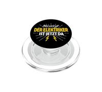 Alles Wird Gut Elektriker Citazione Grafica Der Ist Tedesco Bulloni PopSockets PopGrip per MagSafe