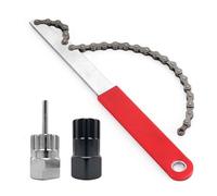 Alleshelfer Frusta per Catena, Kit Attrezzi Catena per Bici, Estrattore a Cassetta per 12 Volte, Set di Attrezzi per la rimozione di Cassette, Attrezzi universali e estrattori per Bici Corsa e MTB