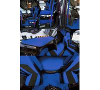 ALLESTIMENTO COMPLETO TAVOLO FODERE TENDE TAPPETI RENAULT SERIE T RANGE BLU