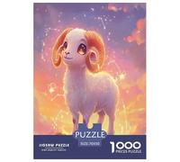 Allevamento di agnelli carino Adulto Jigsaw Puzzle Animale 1000 Pezzi Decorazione Interna Unica Gioco Education Regalo Per Amore E Amico Per Gioco Familiare Stress Relief Toy 70x50cm/1000pcs