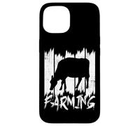 Allevamento Mucca Agricoltura Contadina Campo Custodia per iPhone 15
