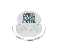 allevare mia madre è così difficile che non ascolta floreale carino PopSockets PopGrip per MagSafe