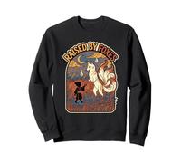 Allevato dalle Volpi Kitsune Fox Spirit Folklore Giapponese Felpa