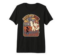 Allevato dalle Volpi Kitsune Fox Spirit Folklore Giapponese Maglietta Premium