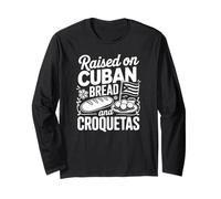 Allevato su Pane Cubano e croquetas Foodie Cubano Maglia a Manica