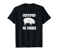 Allevatore di maiali Certificato - Funny Pig Piggy Farm Farming Maglietta