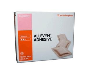 ALLEVYN ADHESIVE 10CMX10CM 10P