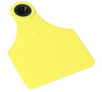 Allflex Etichetta auricolare: Senior, femmina Parte anteriore (piastra), grande con foro nessuna dimensione giallo