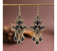 allforyou Orecchini Vintage Etnici 2020 Trend Bohemian in Lega di Zinco Scava Fuori in Resina Fiori di Donne Orecchini Gioielli Boho
