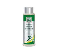 Allgäuer Latschenkiefer Fluido vitale Arnica mobile, per massaggi, per muscoli stressati, formula vitalizzante, con estratto di arnica e olio di pino mugo, 500 ml