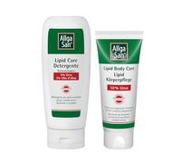 AllgaSan - Kit Detersione e Cura Pelle Secca e Sensibile - Idratazione e Rigenerazione per Nutrire e Proteggere - Lipid Care Detergente 200ml + Lipid Body Care 100ml
