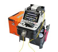 ALLGRIIT AI-20 Fusion Splicer Giuntatrice a fusione per fibra ottica con taglierina elettrica, Saldatura giuntista fibra ottica AI-20 aggiornato da AI-10A con OPM VFL Batteria da 7800 mAh