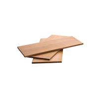 ALL'GRILL Pannelli Di Legno Di Cedro Per Affumicare, 3 Tavole, 30x12x1 Cm