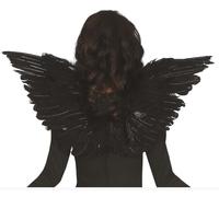 Alli nere in piuma angelo nero 70x40 cm