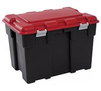 ALLIBERT 233275 Explorer 185L, Plastica, Nero/Rosso, 84,2 x 60,2 x 57 cm