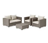 ALLIBERT SALOTTO SALTA RESINA CAPPUCCINO C/CUSCINI