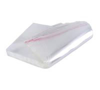 Alliebe - Sacchetti in plastica trasparente 100 pezzi 30 x 40 cm, autosigillanti per sacchetti di violoncello ideali per vestiti magliette pantaloni volantini per feste matrimoni sacchetti regalo