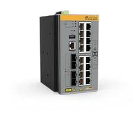 Allied Telesis AT-IE340-20GP-80 | 16 x 10/100/1000T, 4X 100/1000X SFP, -40°C to 75°C, DIN Rail, DC External PSU Not Included