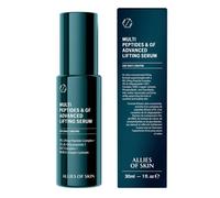 Allies of Skin Multi Peptides & GF Advanced Lifting Serum with 3% sh-Oligopeptide-1 (Growth Factor) Complex, 9% Lifting Peptide Complex, MSM, Copper Lysinate, Phospholipids & Glycolipids. 30 ml/ 1 oz
