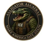 ALligator Alcatraz Inmate Novelty for History Buffs e Florida Lovers (A)