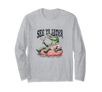 Alligator Chilling con Cocktail & Occhiali da sole, Ci vediamo dopo Maglia a Manica