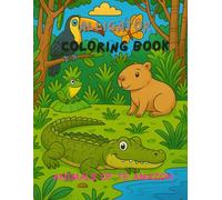 ALLIGATOR COLORING BOOK: ANIMALS OF THE AMAZON
