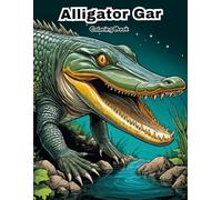 Alligator Gar Coloring Book for Kids: Fun & Easy Giant Fish Art!