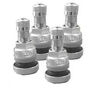 Alligator Metallo valvole 31 mm, Set di 4, Controllo della Pressione dei Pneumatici TireMoni