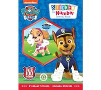 ALLIGATOR - Paw Patrol Sticker Activity by Numbers, libro adesivo riutilizzabile