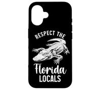 Alligator Rispetta le Everglades divertenti della Florida Locals Custodia per iPhone 16